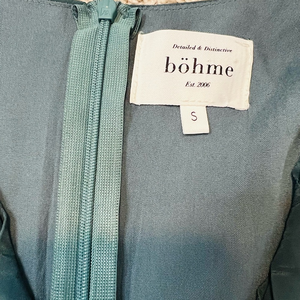 Bohme Elegant Green Midi Dress - Picture 13 of 16